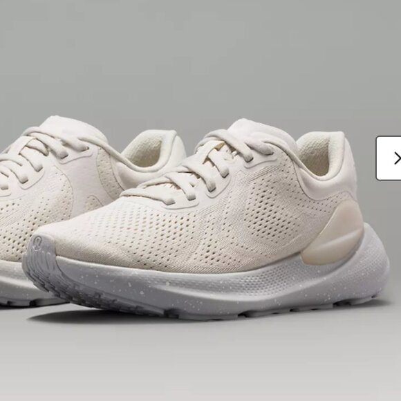 NIB Lululemon Beyondfeel Running Shoe Bone/White Size 7 - Picture 1 of 10